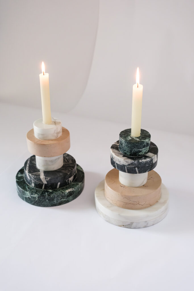 Candelabro Discos